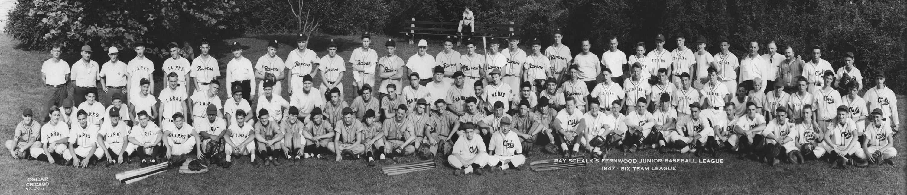 1947 - Ray Schalk's Fernwood Junior Baseball League, Chicago, IL