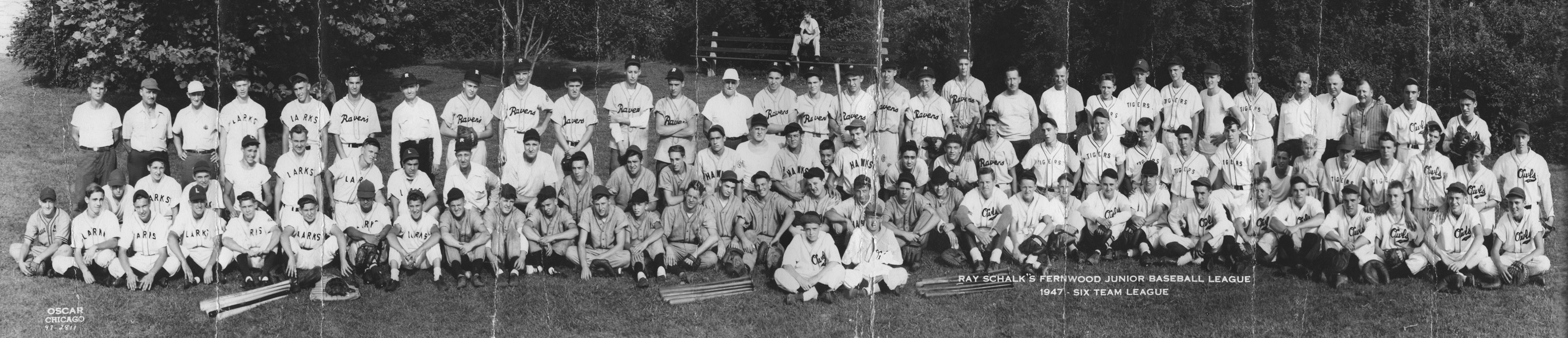 1947 - Ray Schalk's Fernwood Junior Baseball League, Chicago, IL