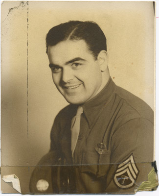 portrait unknown sargeant, early 1940s